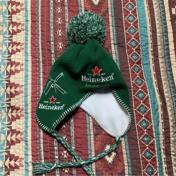 Heineken Pom Pom Beanie - Picture 1 of 4